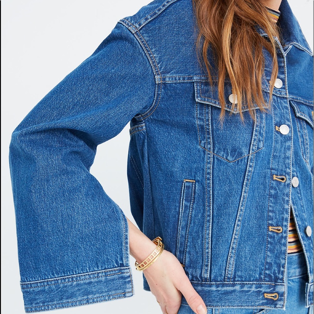 🎈FINAL MARKDOWN 🎈Madewell Reconstructed Jean Jacket